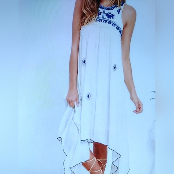 Anthropologie Dresses & Skirts - NEW Anthropologie X Raga Boho-chic Embroidered Flowy Goddess Dress Women's Sz Sm